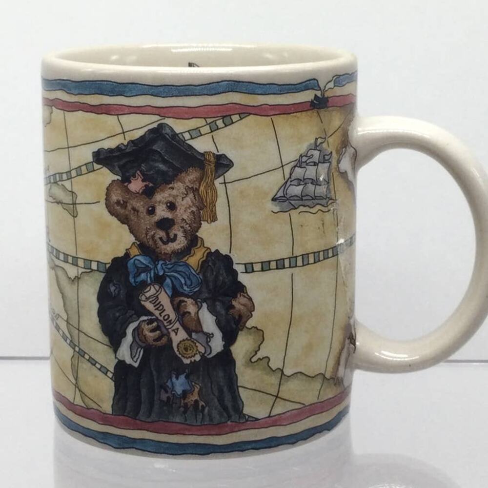 Boyds Bears 1999 Graduate Vintage Collectors Coffee Mug
